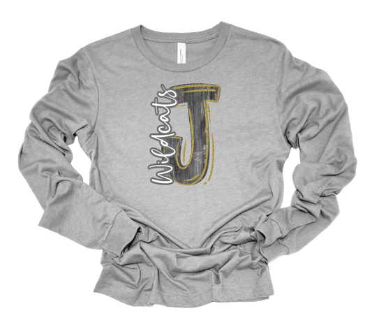 Youth Painted J Bella Canvas Long Sleeve