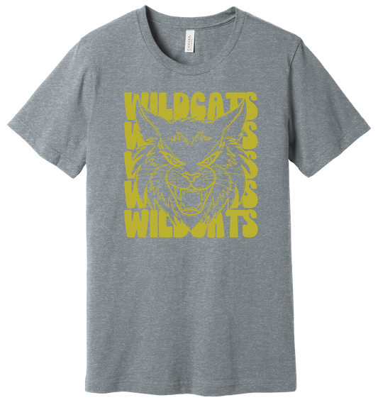 Stacked Wildcat Bella Canvas T-Shirt