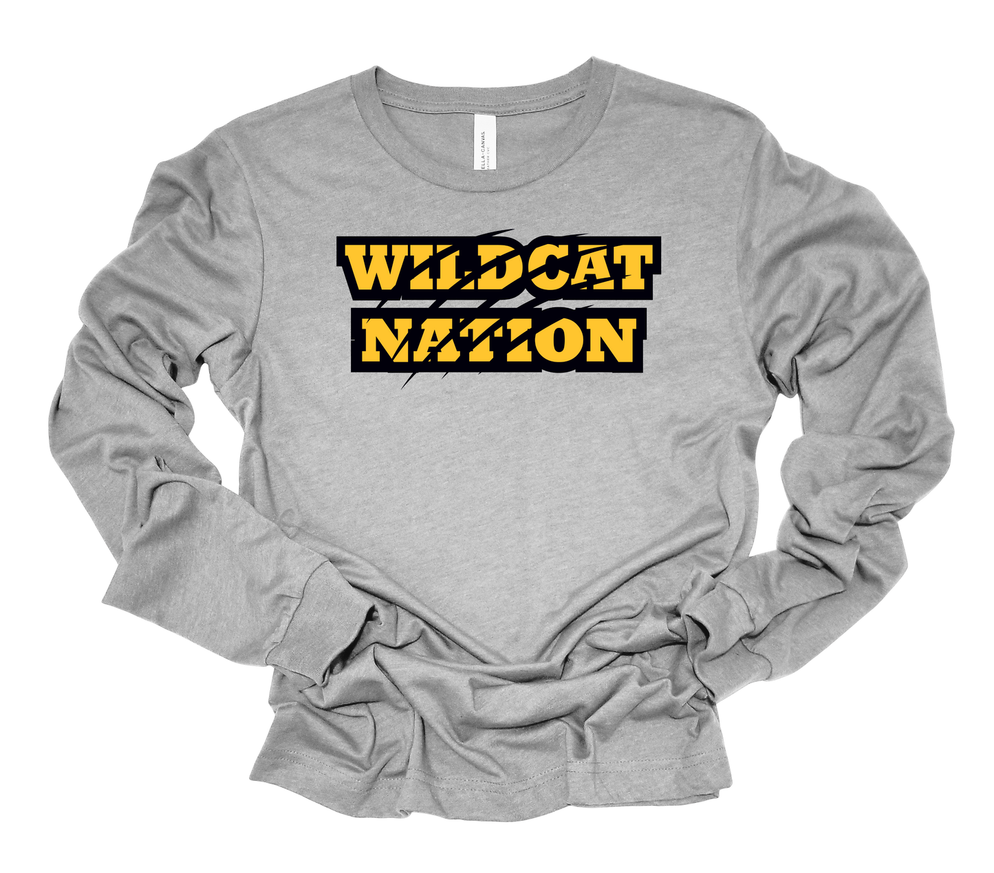 Youth Wildcat Nation Bella Canvas Long Sleeve