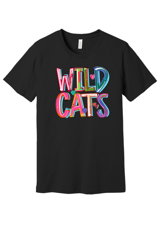 Youth Cheery Wildcats Bella Canvas T-Shirt