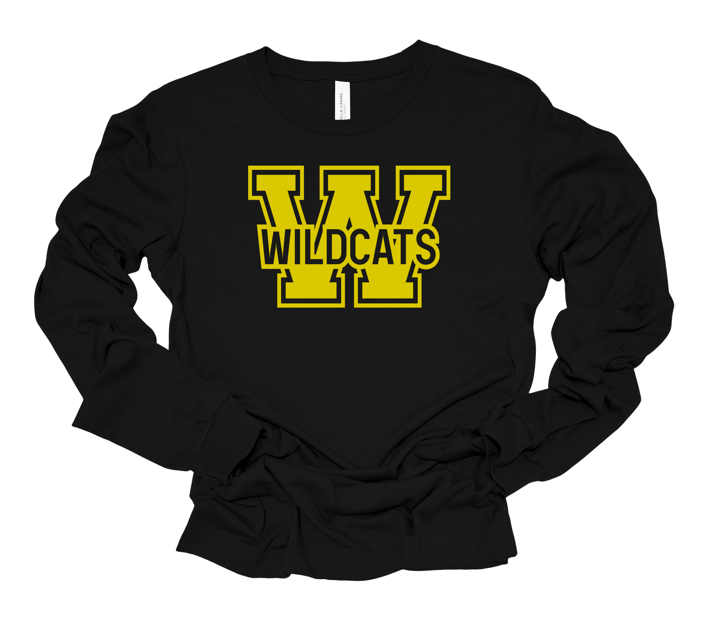 Wildcat Block Bella Canvas Long Sleeve