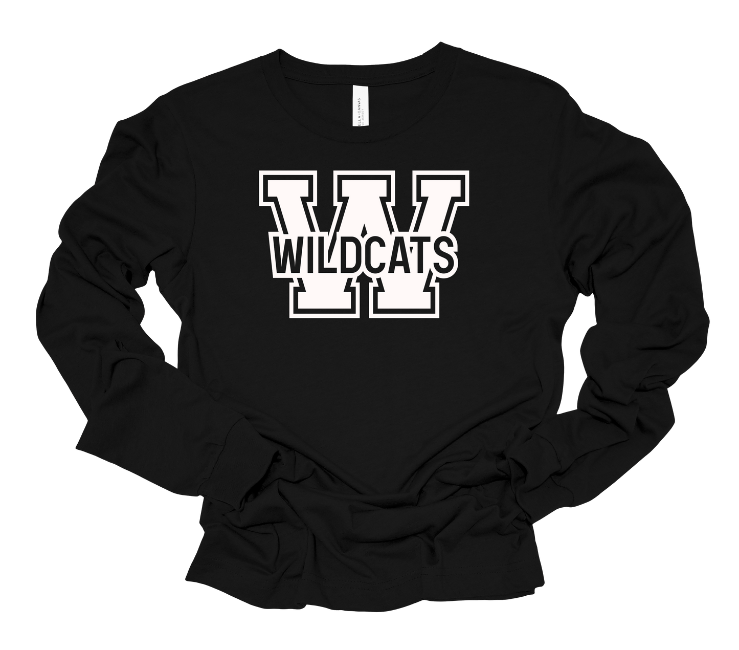 Wildcat Block Bella Canvas Long Sleeve