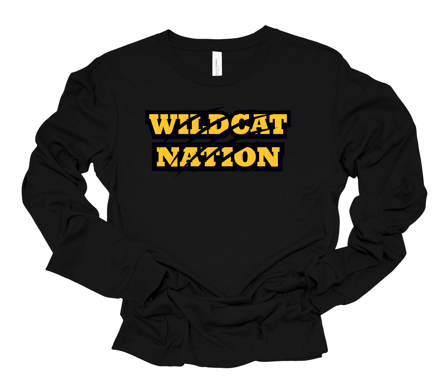 Youth Wildcat Nation Bella Canvas Long Sleeve