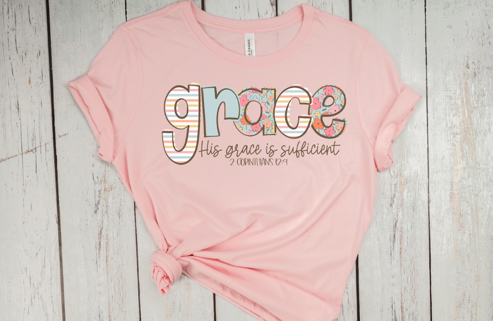 His Grace Is Sufficient Graphic Tee