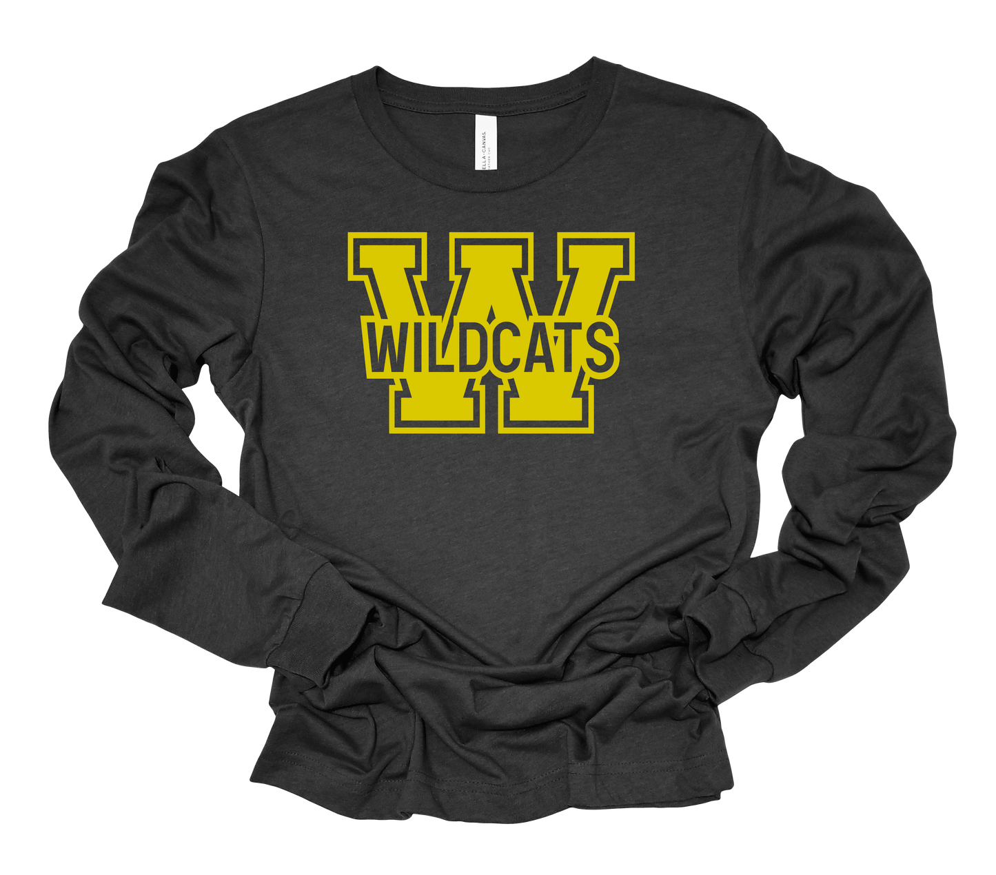 Wildcat Block Bella Canvas Long Sleeve