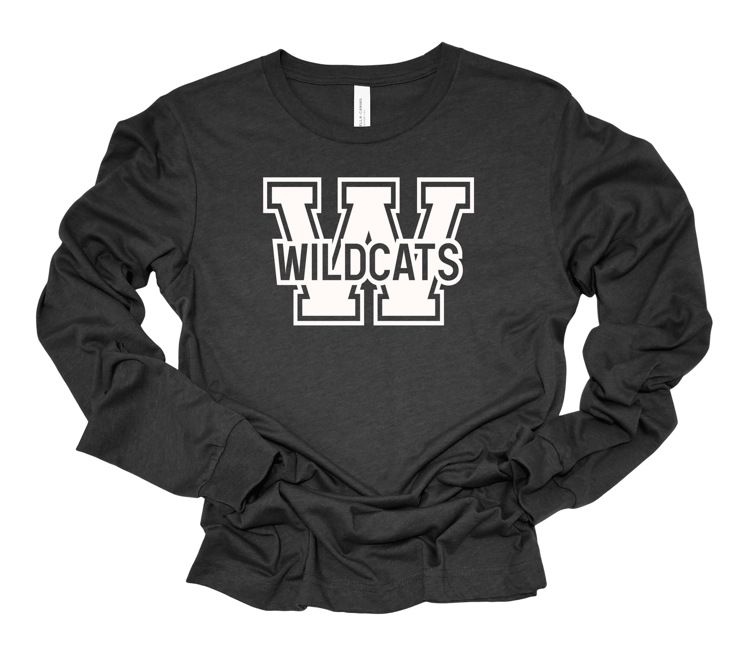 Wildcat Block Bella Canvas Long Sleeve