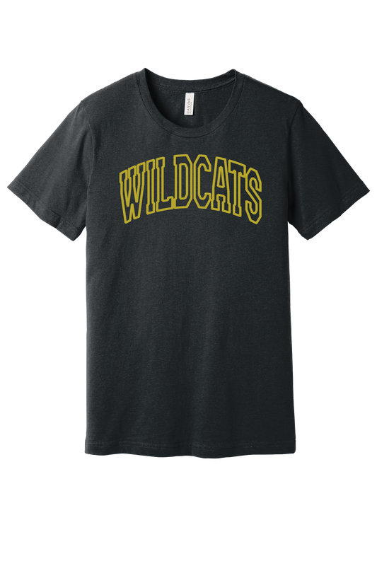 Wildcat Faux Embroidery Bella Canvas T-Shirt