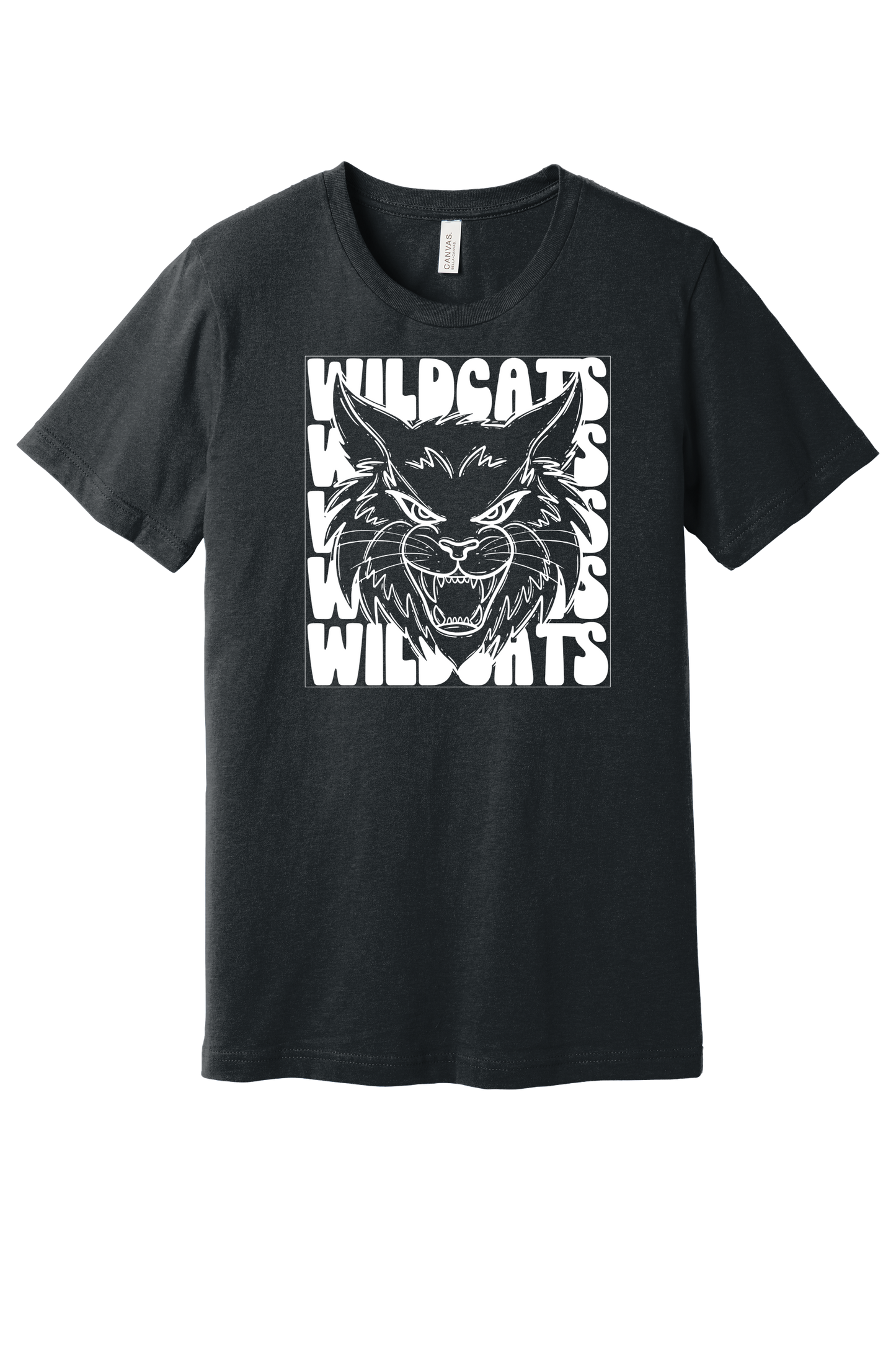 Youth Stacked Wildcat Bella Canvas T-Shirt