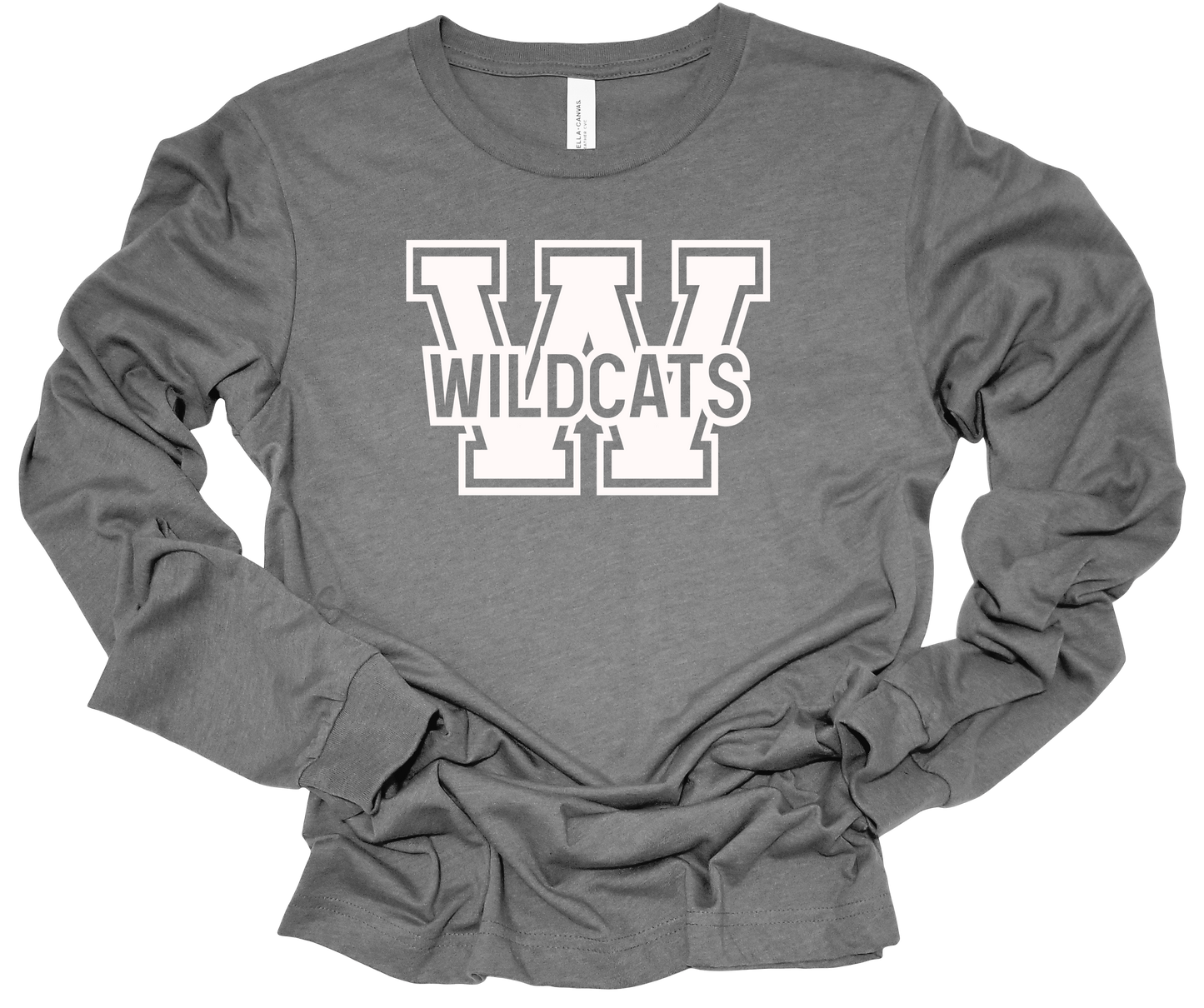 Wildcat Block Bella Canvas Long Sleeve