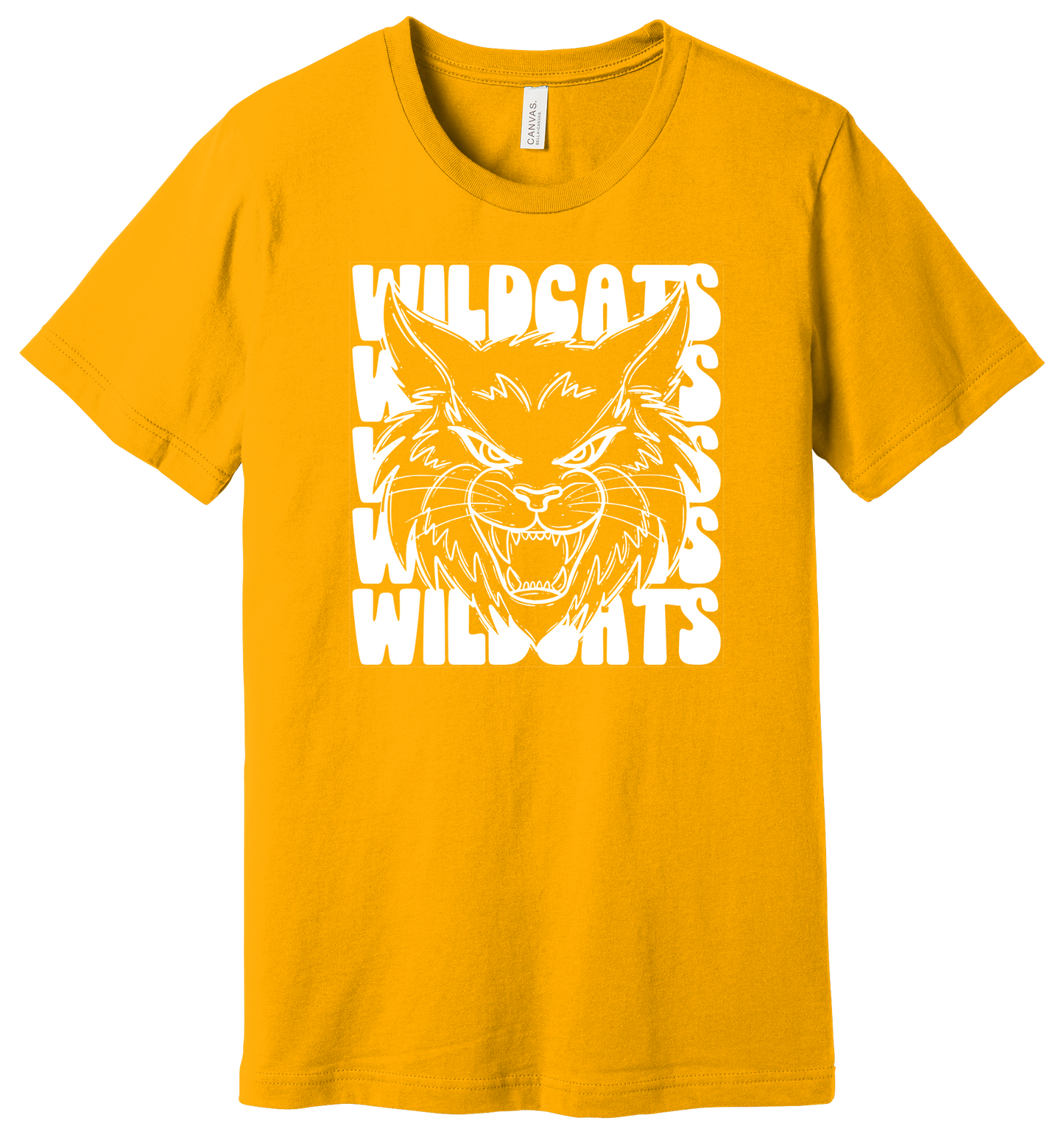 Youth Stacked Wildcat Bella Canvas T-Shirt