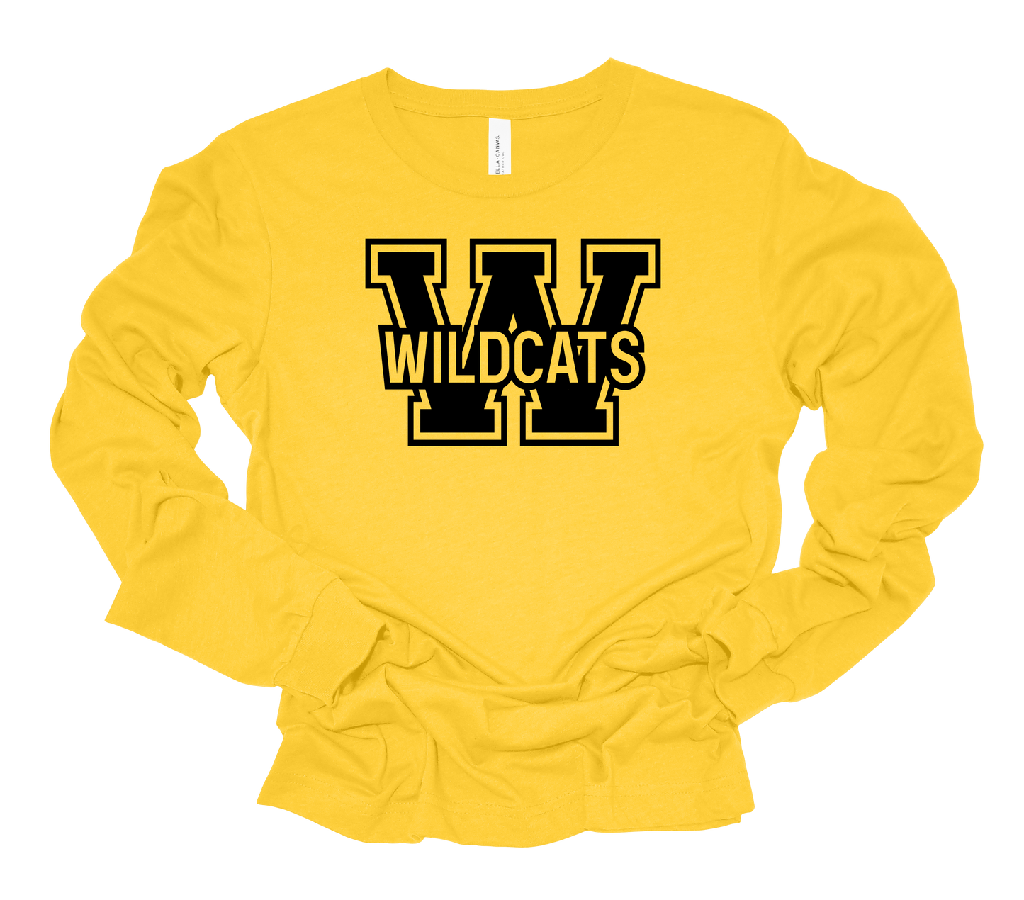 Wildcat Block Bella Canvas Long Sleeve