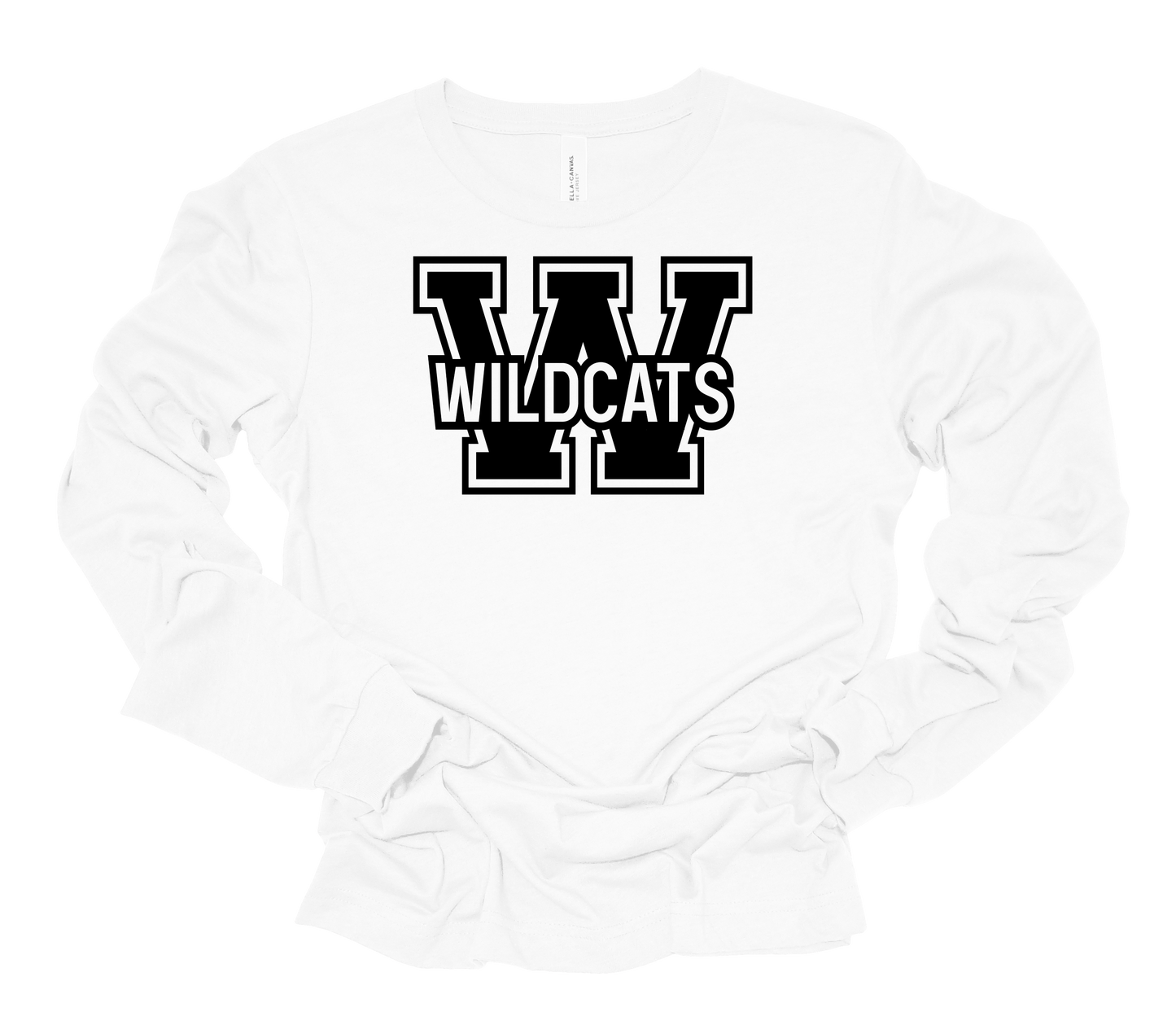 Wildcat Block Bella Canvas Long Sleeve