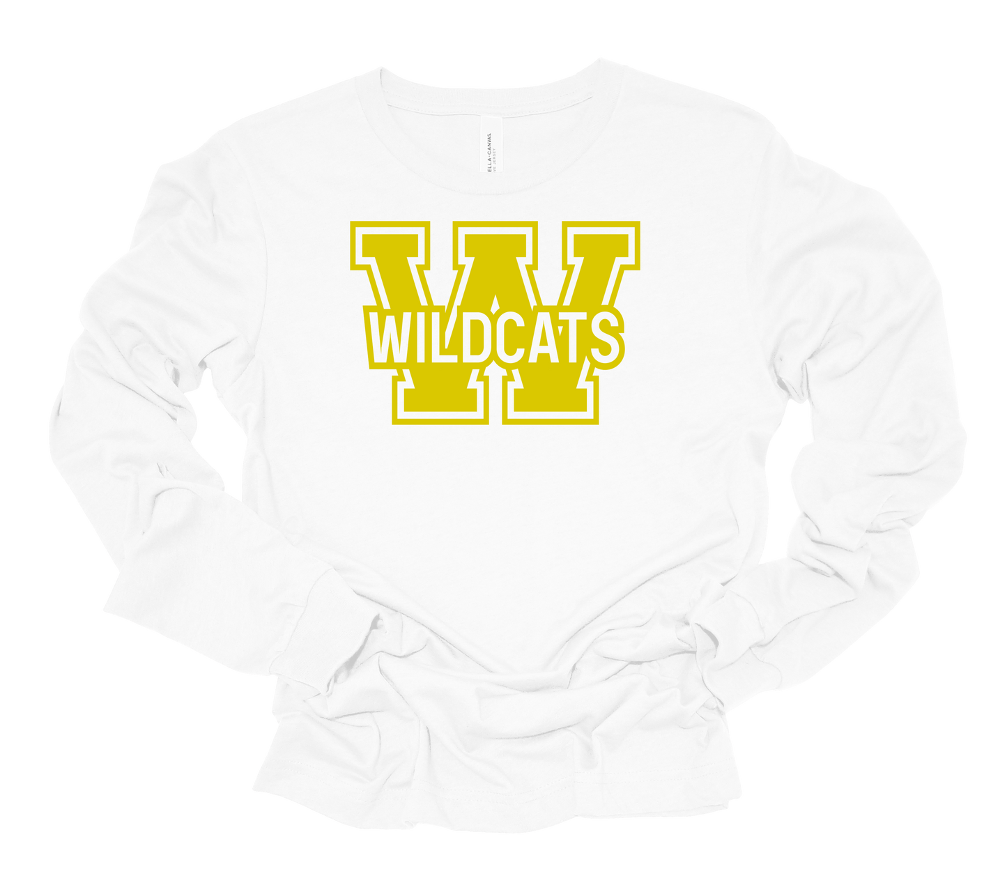 Wildcat Block Bella Canvas Long Sleeve