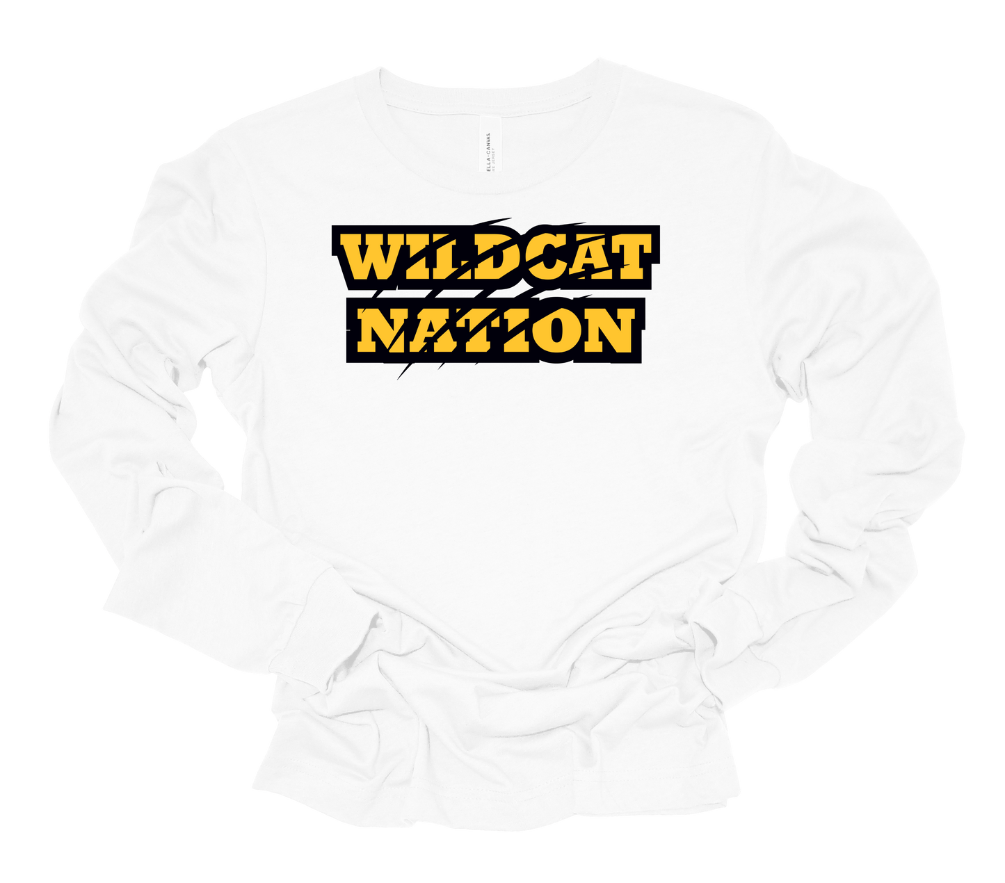 Youth Wildcat Nation Bella Canvas Long Sleeve